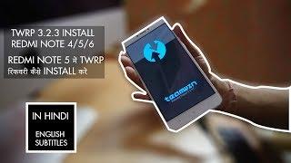 Redmi note 4/5/6 : Install TWRP 3.2.3 Recovery through macOS (English Subs)