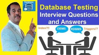 database testing interview questions and answers | testingshala | gangadharcm | manual testing