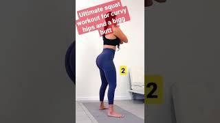 ultimate squat workout for curvy hips and a bigg butt #fitness #workout