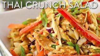 Thai Crunch Salad with Peanut Dressing
