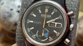 #japan CITIZEN  WATCH CO. 67- 9119 JAPAN MADE CHRONOGRAPH 8110 A23 JEWELS ⌚ RESTORATION 