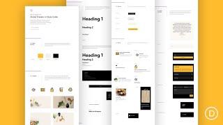 Download a FREE Global Presets Style Guide for Divi’s Meal Kit Layout Pack