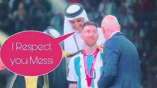 Messi hight respect from the King of Qatar Tamim bin Hamad Al Thani after win the world cup 2022