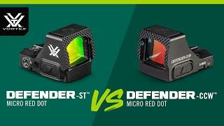 Defender-CCW™ Micro Red Dot vs Defender-ST™ Micro Red Dot