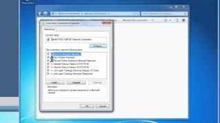 Windows 7 Manual TCP/IP Configuration