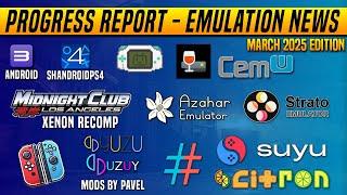 Progress Report/Emulation News March 2025 - Azahar / Suyu / Citron / Xwine1 / Xenon Recomp and more