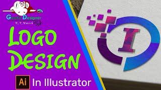 I Tech Solutions youtube channel  logo design in illustrator