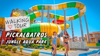 [4K]  Pickalbatros Jungle Aqua Park - Neverland, Hurghada, Egypt | Hotel Walking Tour 