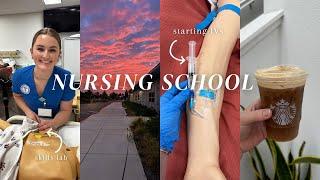 NURSING SCHOOL WEEK IN MY LIFE: iv skills lab