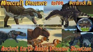 Ancient Earth Addon Full  Dinosaur Showcase Chinese Bedrock PE Minecraft Dinosaurs Ep706