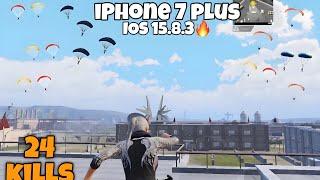 iPhone 7 plus pubg gameplay| after update ios (15.8.3) | PUBG MOBILE