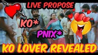 Ko Lover reveled Pnix Girl Gaming Live Propose || Ko Accepted the Love || Thug Life