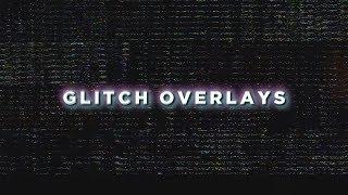 Glitch Overlay Pack - Numbers, TV, Camera Overlays & More