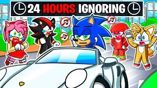 SONIC IGNORES EVERYONE For 24 Hours In Roblox DRIVING EMPIRE!