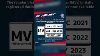 LTO ANNOUNCEMENT REGION V - BICOL REGION #motorvehicle #motorcycle #registration MamiZang Vlog 