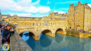 Bath, England, Georgian City Of Bath, Walking Tour 4K