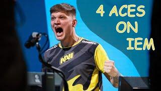 S1mple World Record 4 ACES on S-TIER | ALL 4 ACES IEM Cologne 2021 highlights