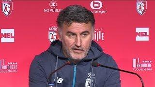 LOSC : la première conférence de presse de Christophe Galtier en intégralité