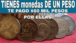 TE PAGO $60 MIL PESOS, SI TIENES ESTA MONEDA...de un peso Morelos