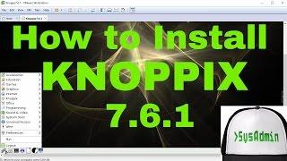 How to Install KNOPPIX 7.6.1 to Hard Disk / HDD / USB Flash Drive on VMware Workstation [HD 2016]