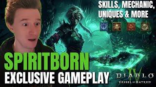 EXCLUSIVE SPIRITBORN Gameplay, Skills, Class Mechanics & Uniques - D4 Expansion