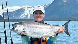 Exploring and Fishing Day Harbor Alaska on FishPro jet skiis!  King salmon and rockfish catches.