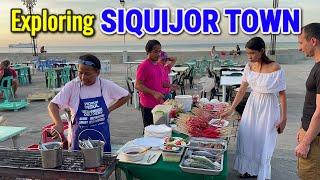 Philippines  Exploring SIQUIJOR ISLAND | Siquijor Town Proper - Virtual Walk & Street Food Tour