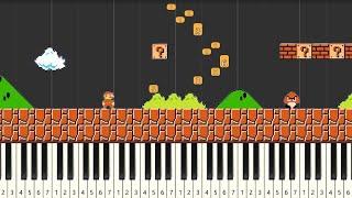 Easy Piano - The Super Mario Bros Theme Song