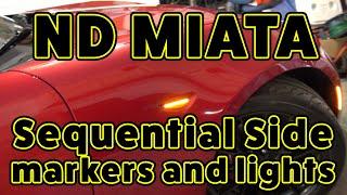 ND Miata sequential turn signals and corner lights