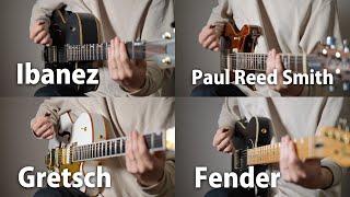 Ibanez vs Gretsch vs PRS vs Fender