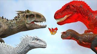 Ark Survival - NEW n OLD INDOMINUS REX vs ALPHA CARNO/TREX and more [Ep.303]