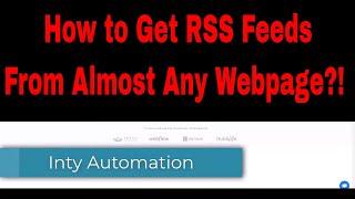 How to Get RSS Feed URL from almost any webpage?!  The best RSS tool!