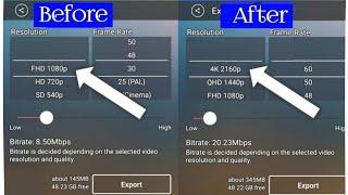 how to make 4k video in kinemaster || how to export 4k in kinemaster || kinemaster 4k export