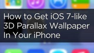 How to Get iOS 7 Parallax Wallpaper in iPhone Running iOS 6.x