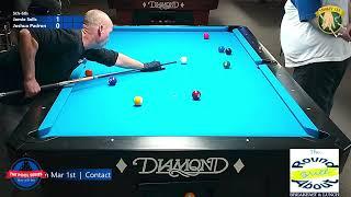 Jamie Sells vs Joshua Padron - 9 Ball Tournament - 5th Place - Points Event #2 - 2/15/25