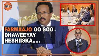 Madaxweyne Farmaajo Oo Soo Dhaweeyay Heshiiska Dhexmaray Dowladda Iyo Midowga Musharaxiinta