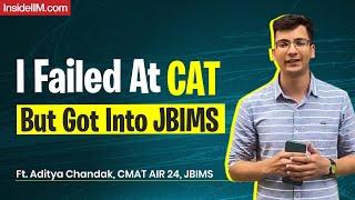 How Can You Make It To A Top Bschool Without CAT? Ft. Aditya Chandak, CMAT 99.96%ile, JBIMS