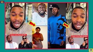 You ch*p Funny face wife Tonga!! Twene Jonas angrily fires Medikal