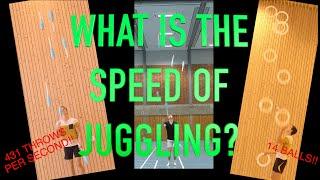 What is the speed of juggling?