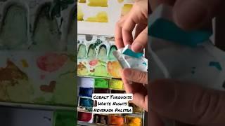 ASMR // Adding a New Colour to my Watercolour Palette. #asmr #watercolor #palette #asmrartist