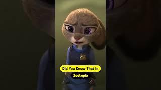 Did You Know That In Zootopia