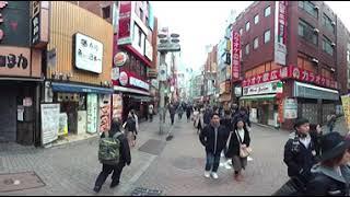 (360 VR) Walking through Tokyo to the famous Shibuya Crossing!