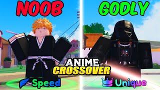 NOOB To PRO In Anime Crossover Defence [ROBLOX] Episode 1