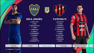 Option file PES 2021 | Boca Jrs vs Patronato - Final de la Supercopa Argentina por Matt Grimes PC!!