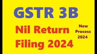 gstr 3b nil return filing 2024 | gstr 3b kaise file kare |how to file gstr 3b nil return-gstr3b file