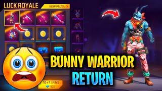 Bunny Warrior Bundle Return Again | Bunny Mp40 Return All Item Free 