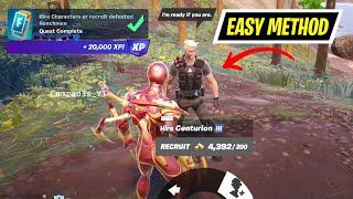 How to EASILY Hire Characters or recruit defeated Henchmen Fortnite