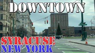 Syracuse - New York - 4K Downtown Drive