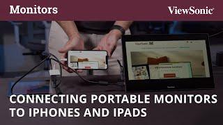 Connecting Portable Monitors to iPhones and iPads