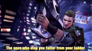 Borderlands 2 opening song Short Change Hero (Lyrics)